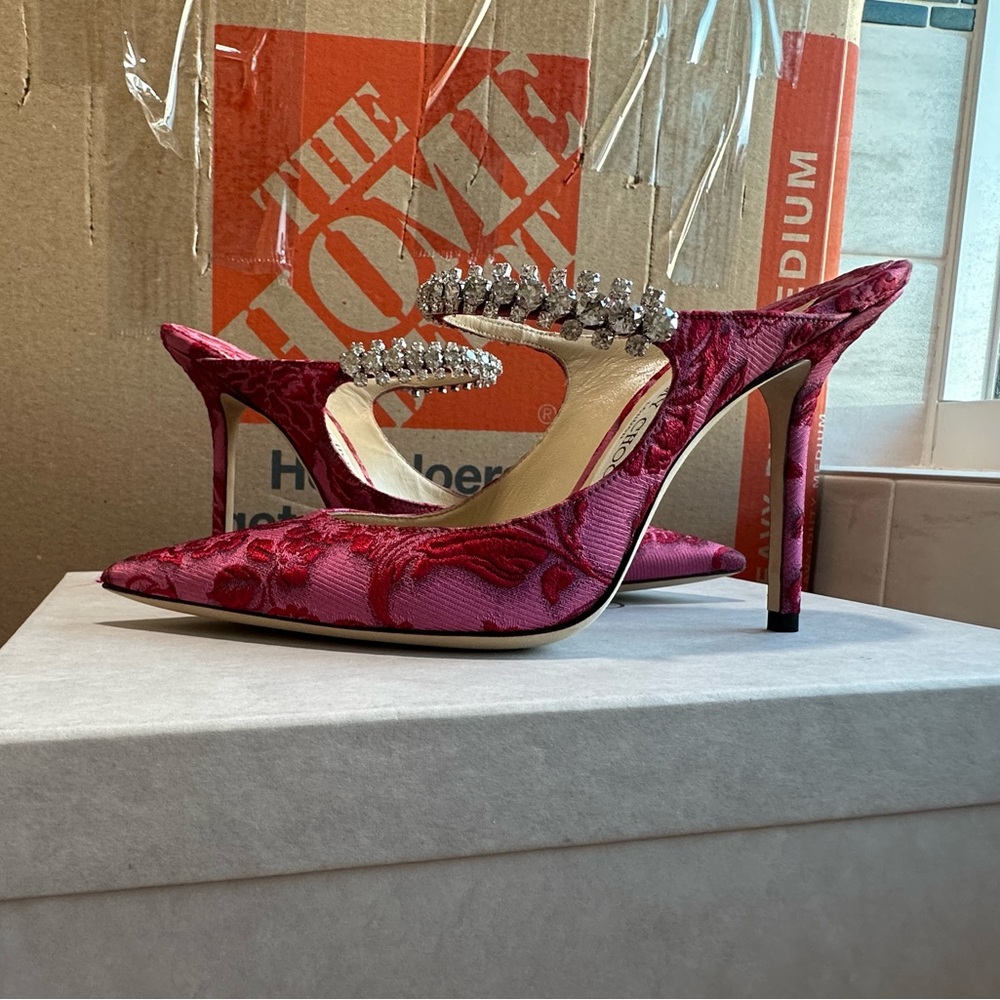 Jimmy Choo Bing Embellished mules